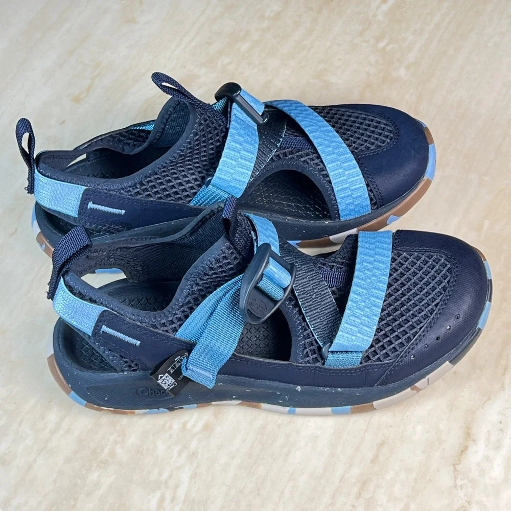 Chaco Odyssey Navy Blue Water Sandals Womens 6 Hiking Shoes J107024